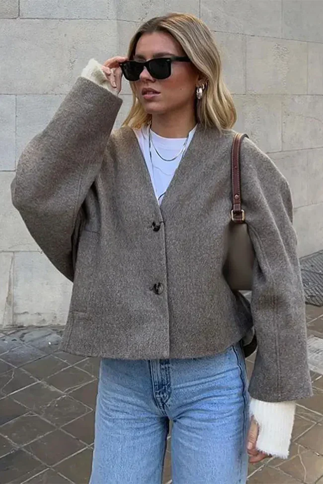 Ximena | Oversized, elegant coat - Image 2