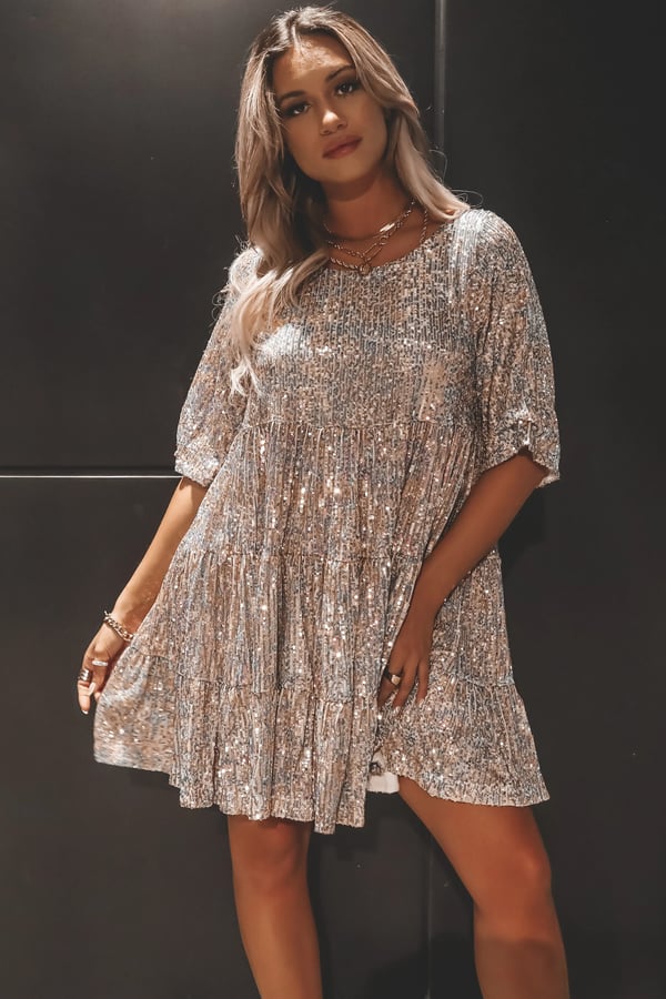 Xochitl® | Loose Sequin Dress