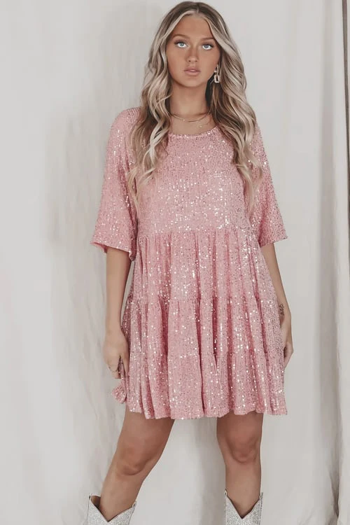 Xochitl® | Loose Sequin Dress - Image 6