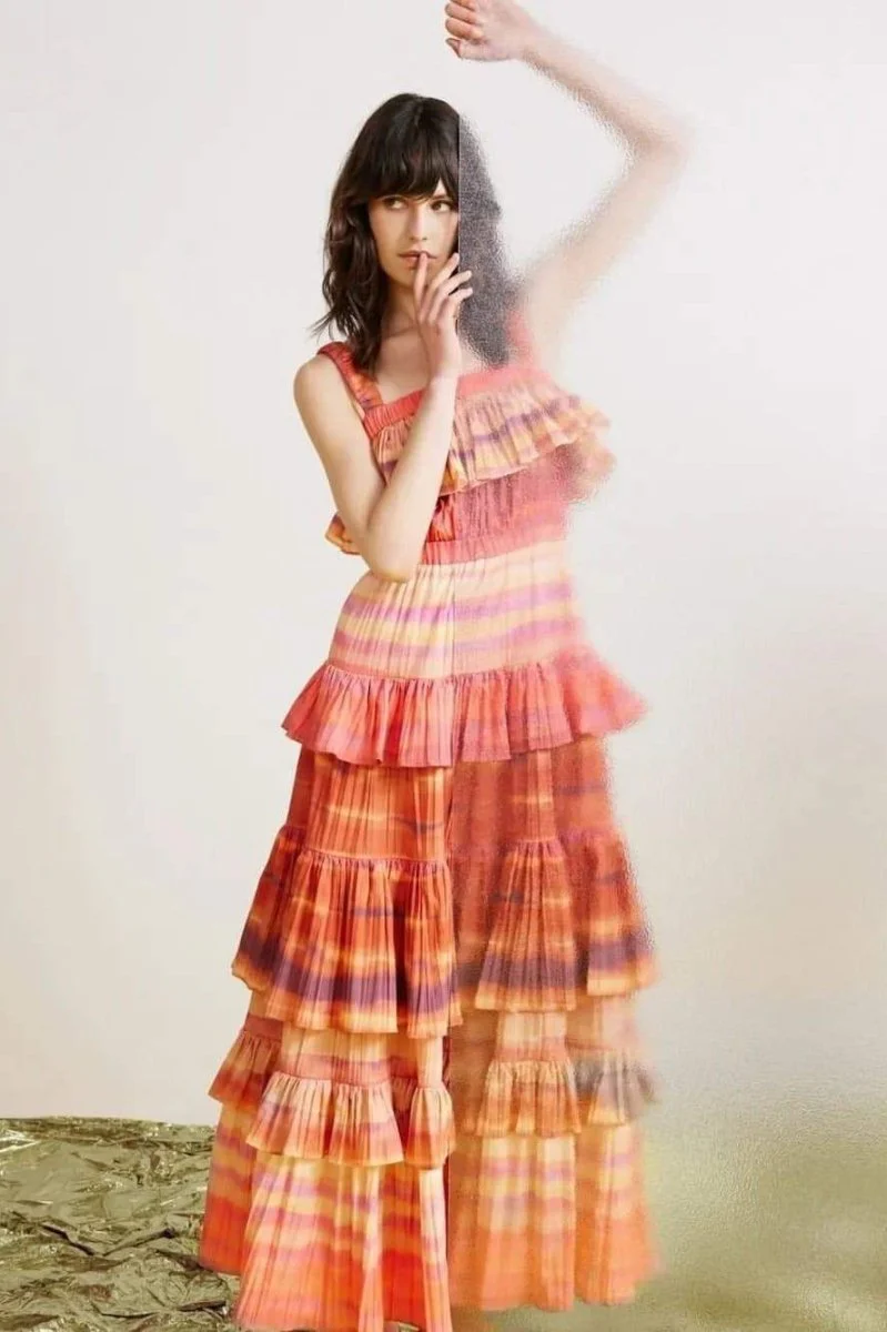 Xochitl® | Printed Tiered Maxi Dress - Image 3