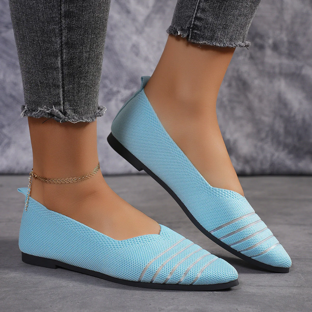 Xochitl® | Women'S Comfortable Mesh Ballerina Flat With Elastic Slip-On - Image 3