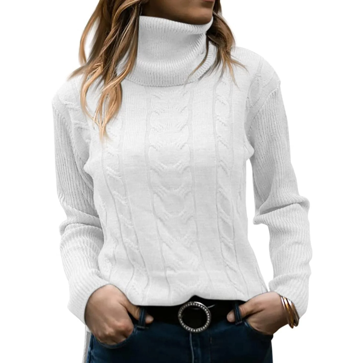 Yadira® | Melody™ turtleneck sweater (made of high-quality viscose) - Image 4