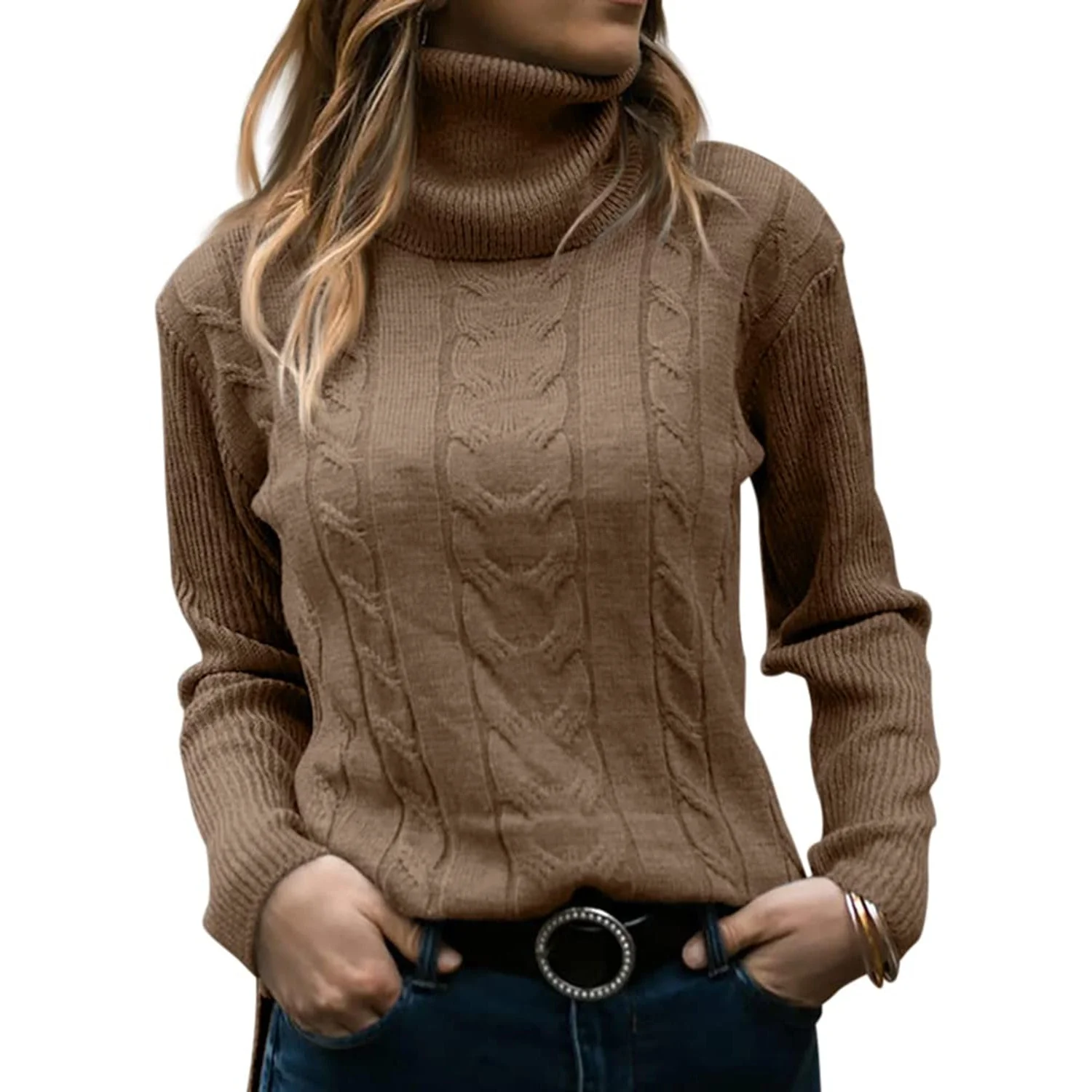 Yadira® | Melody™ turtleneck sweater (made of high-quality viscose) - Image 7