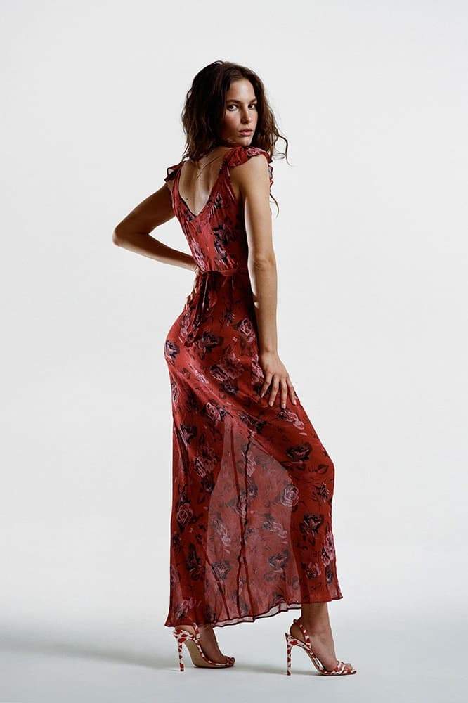 Yadira® | Scoop-Neck Floral Print Maxi Dress - Image 2