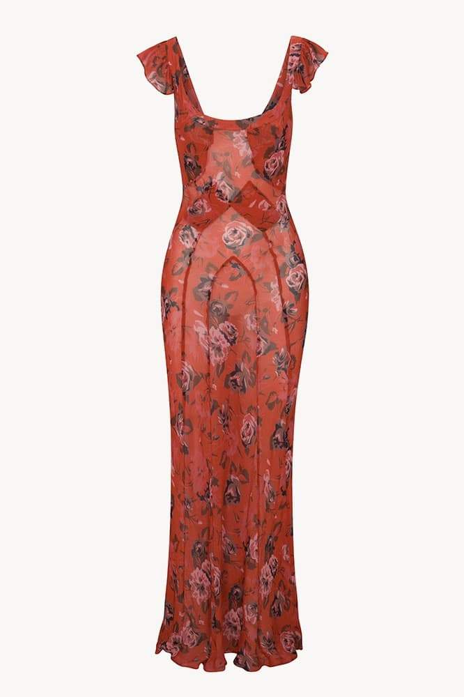 Yadira® | Scoop-Neck Floral Print Maxi Dress - Image 6