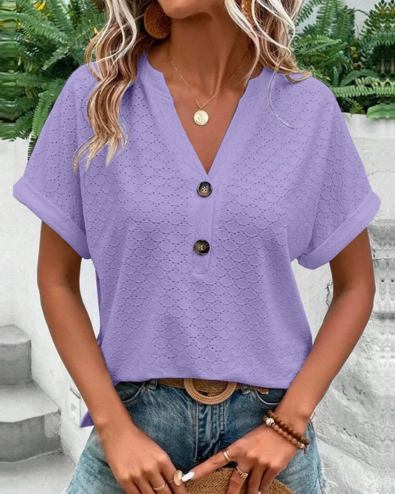 Yadira® | V-Neck Shirt - Image 6