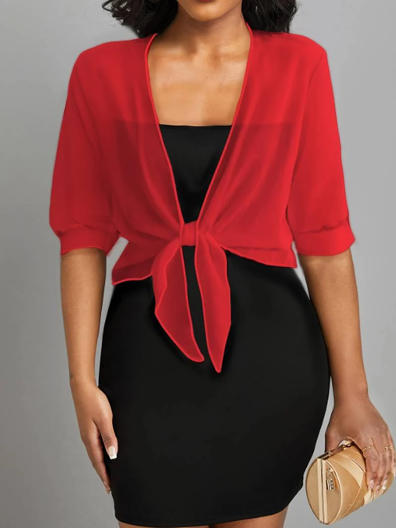 Yamel® | Elegant Open Front Blouse For Women - Image 5