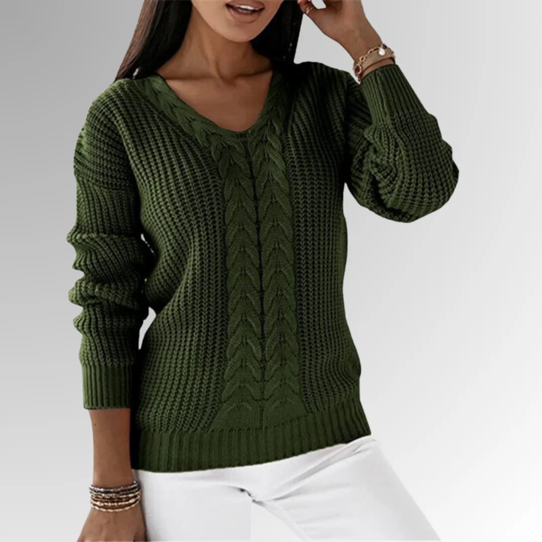 Yamel® | Pull the maille twice with the motif of the cables - Image 6