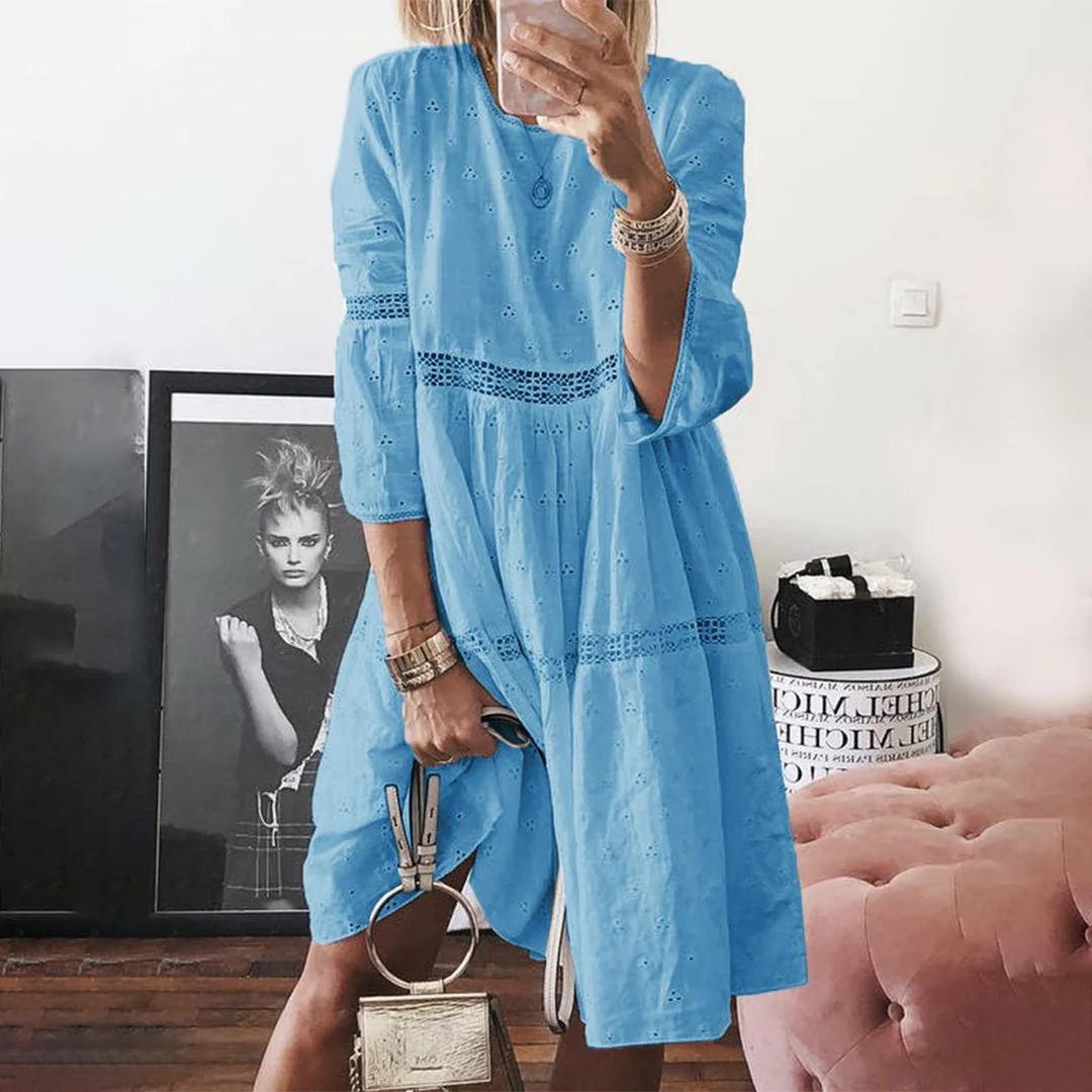 Yara® | Embroidered Lace Dress - Image 3