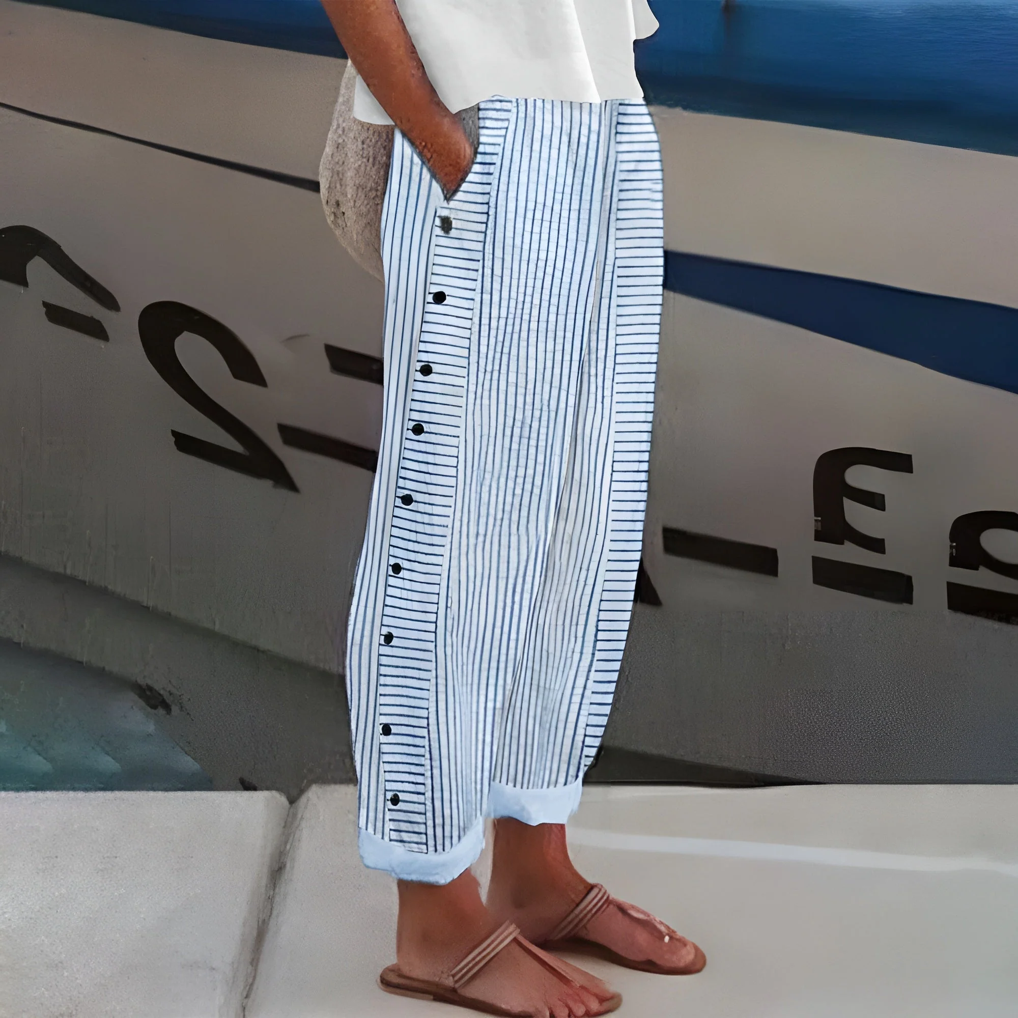 Yara® | Timeless women's linen trousers