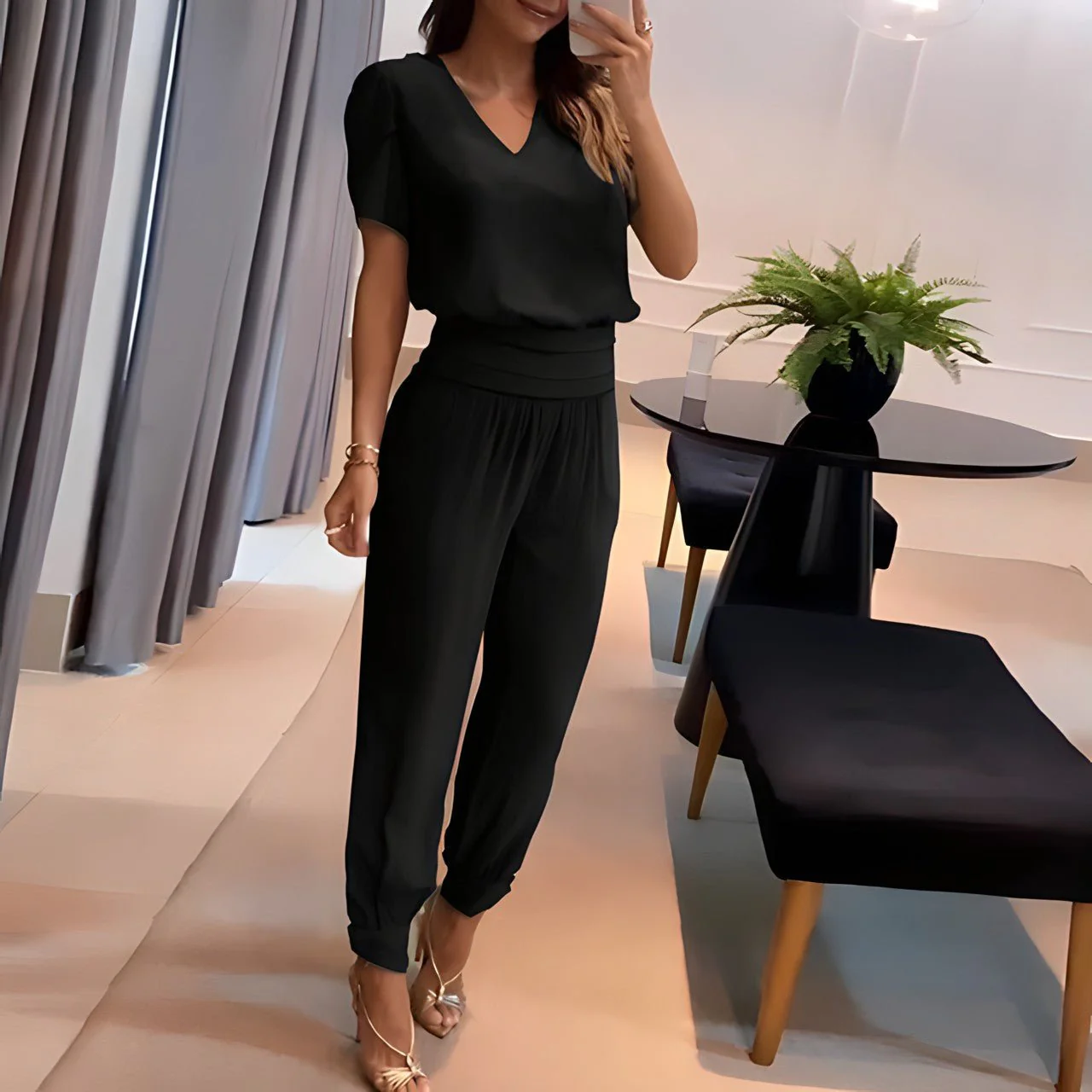 Yara® | Women's blouse & pants set - Image 5