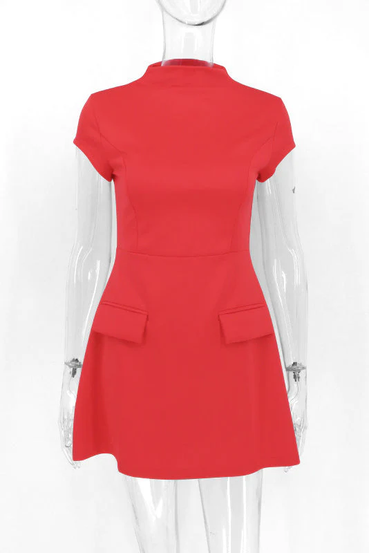 Yasmina® | Mini Dress Red - Image 5