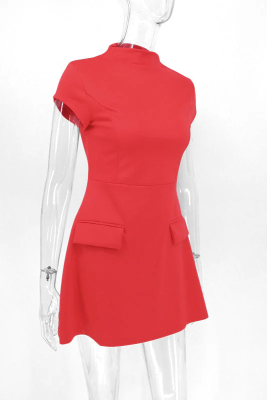 Yasmina® | Mini Dress Red - Image 6