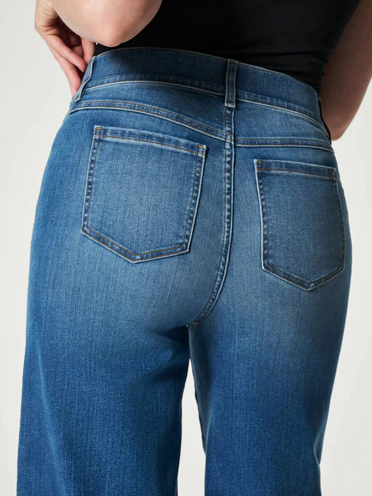 Yasmine® | Women's denim-style wide-leg jeans - Image 5