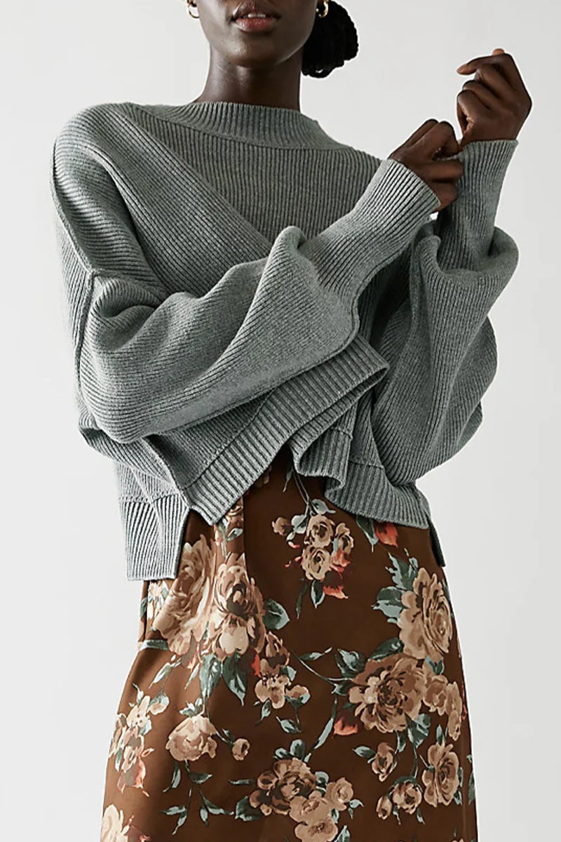 Yazmin | Casual solid patchwork O-neck tops - Image 16