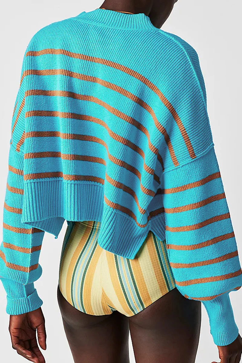 Yazmin | Casual solid patchwork O-neck tops - Image 31