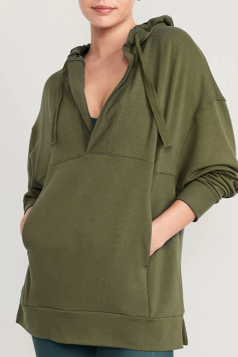Yesenia | Casual solid tops with pockets and V-neck - Image 5