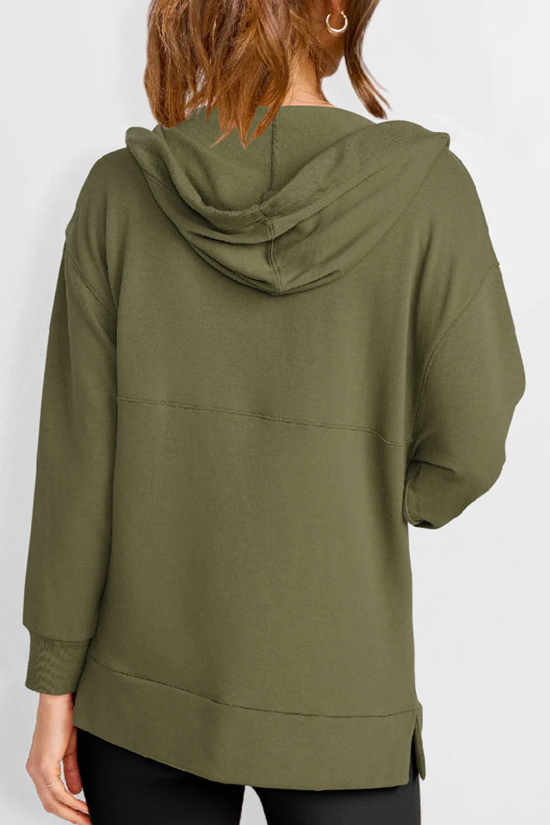 Yesenia | Casual solid tops with pockets and V-neck - Image 6