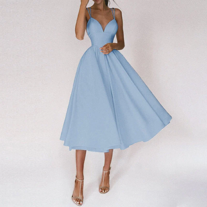 Yessica® | Elegant Dress With V-Neck And Straps - Image 11