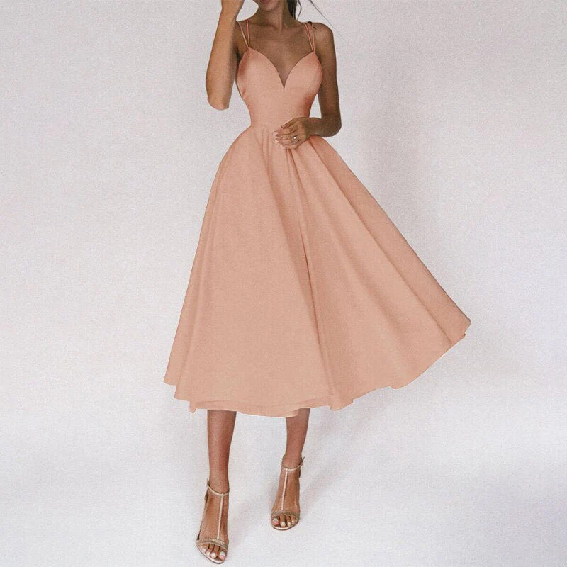 Yessica® | Elegant Dress With V-Neck And Straps - Image 17