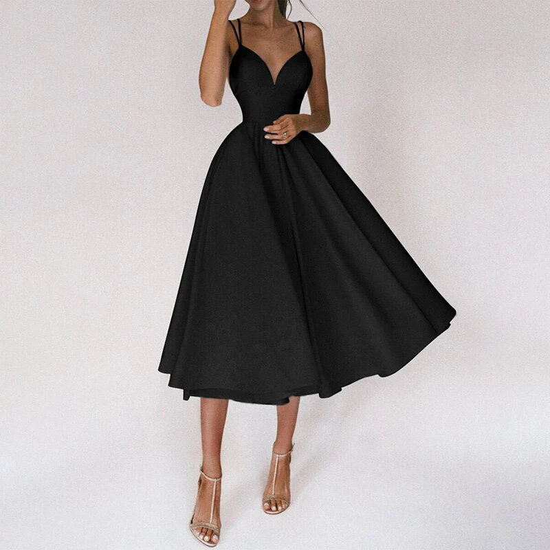 Yessica® | Elegant Dress With V-Neck And Straps - Image 8