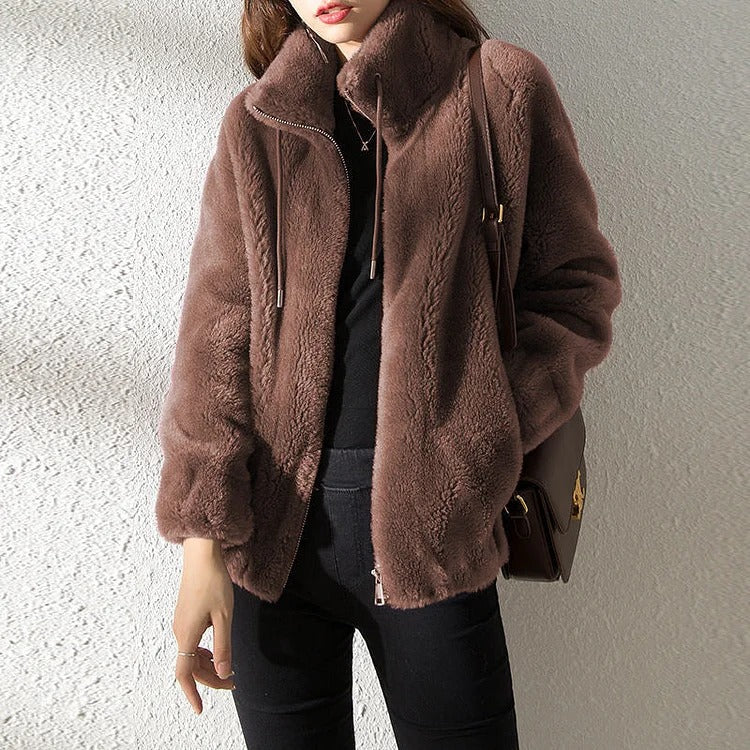 Yessica | Lena women's quilted fleece jacket - Image 3