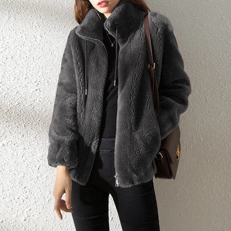 Yessica | Lena women's quilted fleece jacket - Image 5