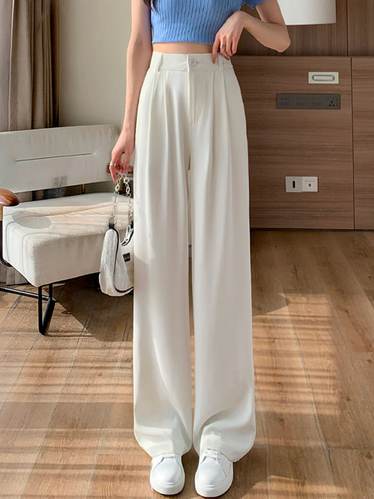 Yessica® | Wide Leg Linen Trousers - Image 10