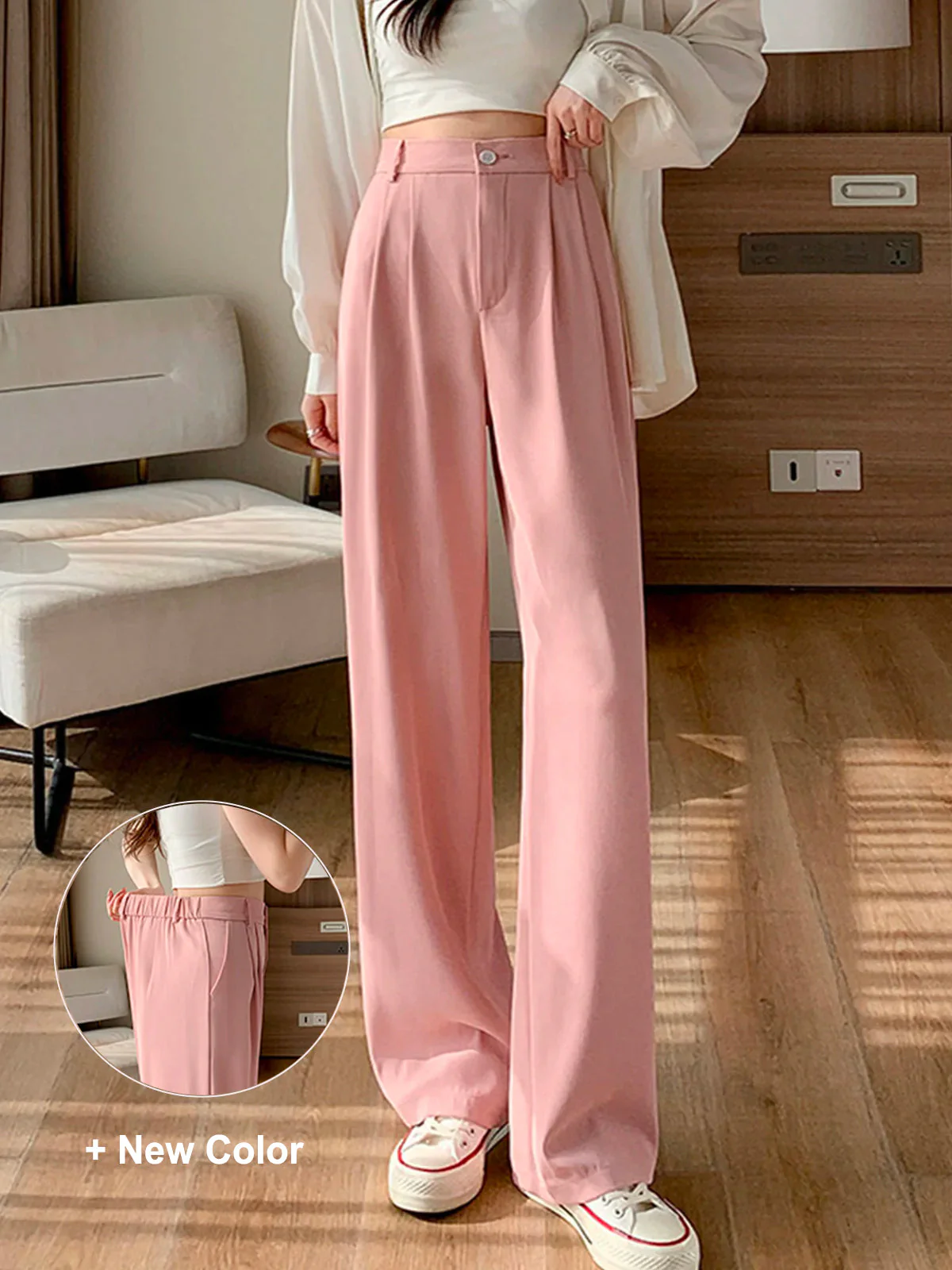 Yessica® | Wide Leg Linen Trousers - Image 11