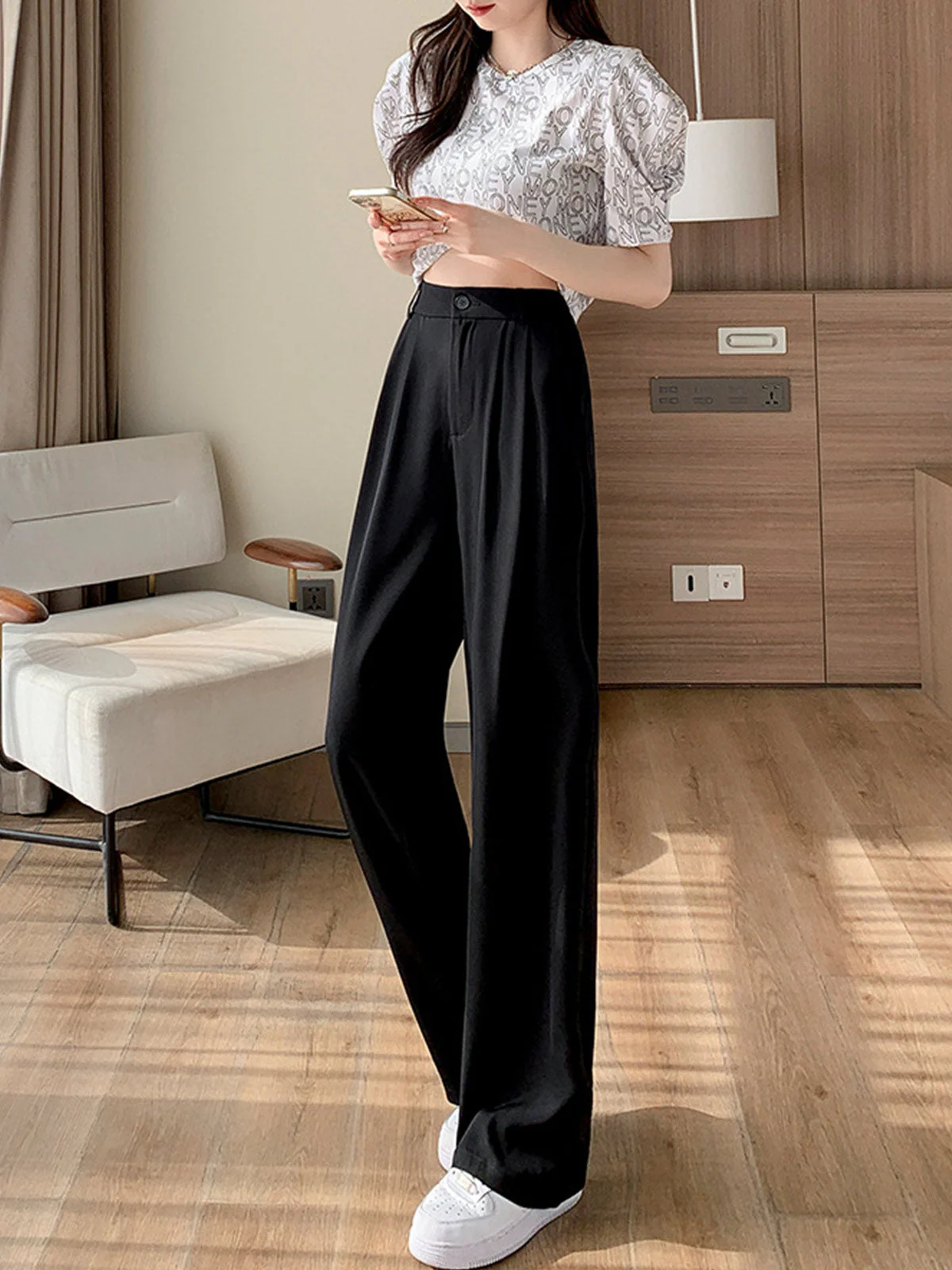 Yessica® | Wide Leg Linen Trousers - Image 14