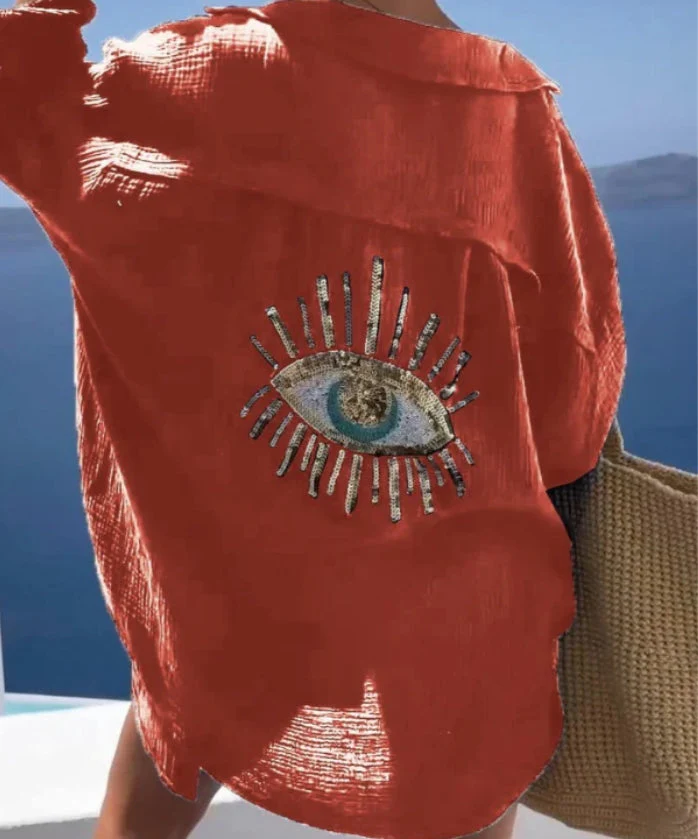 Yolanda® | Eye Sequin Top - Image 2