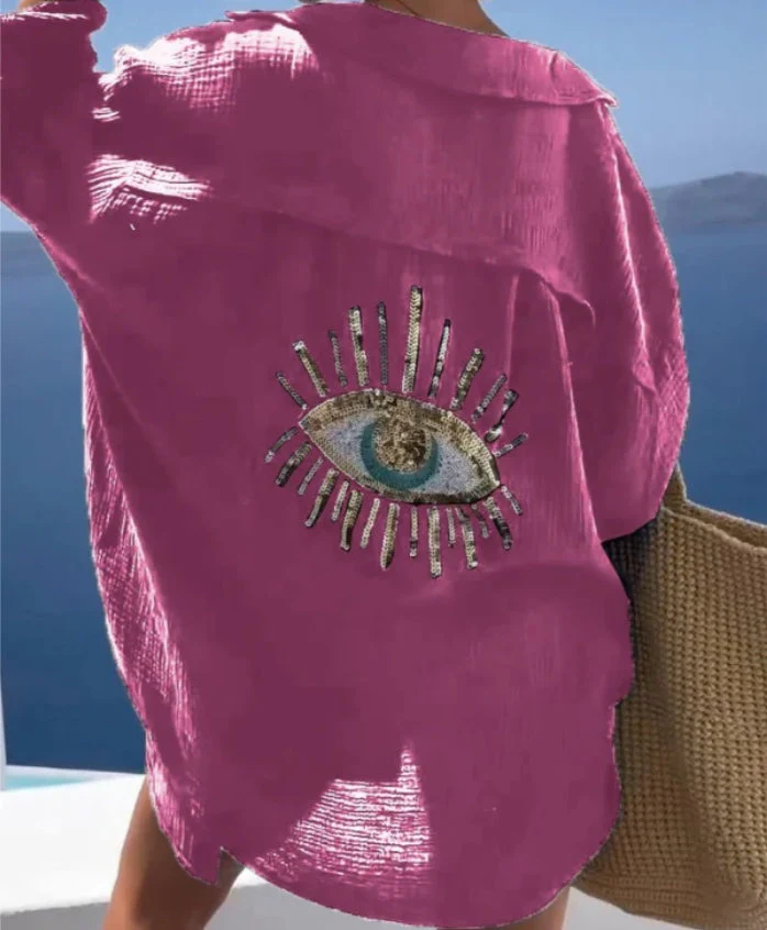 Yolanda® | Eye Sequin Top - Image 3
