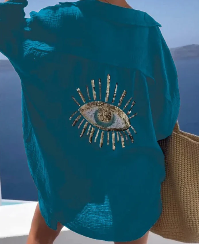 Yolanda® | Eye Sequin Top - Image 4