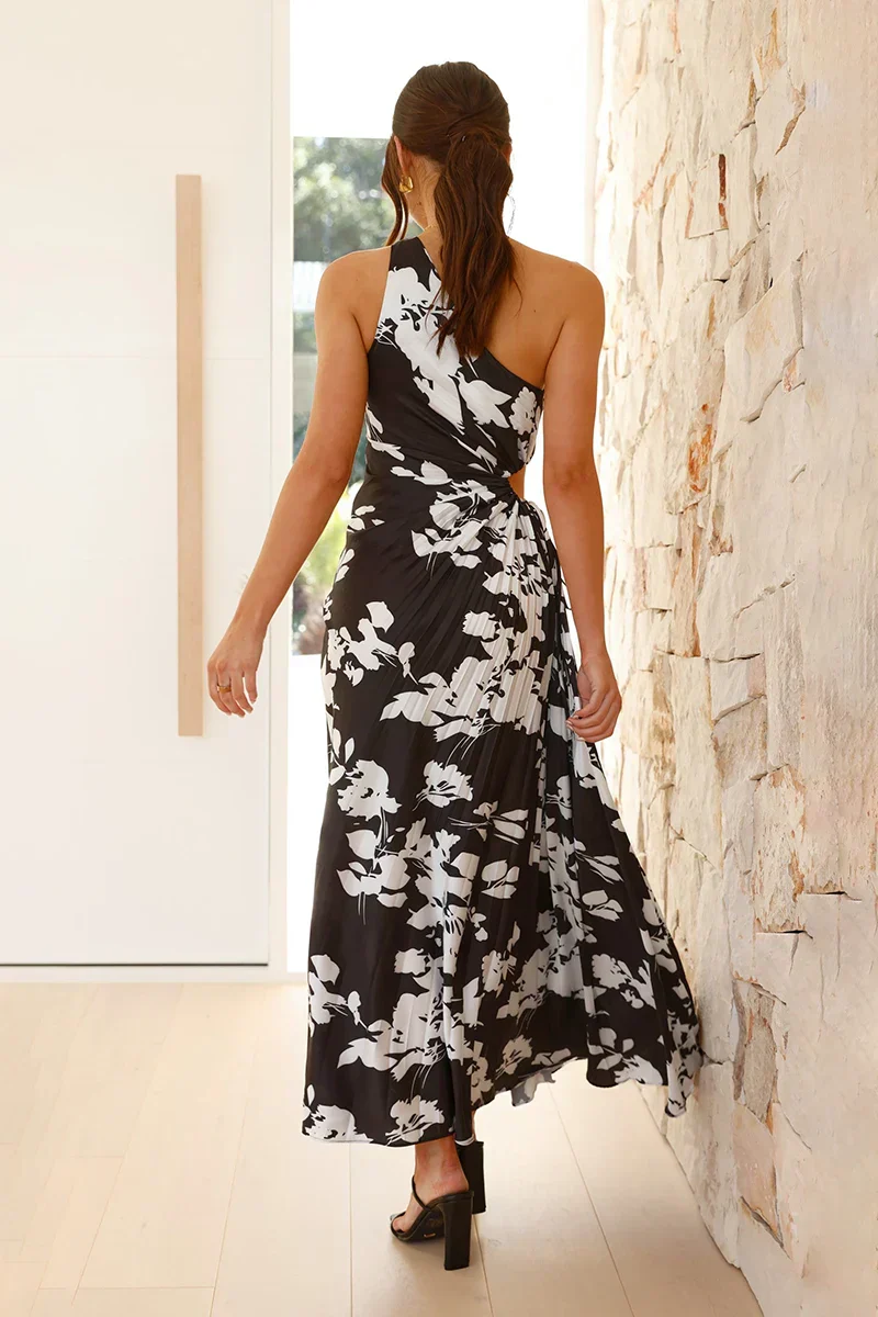 Yolanda® | Maxi Dress Black/White Floral - Image 8