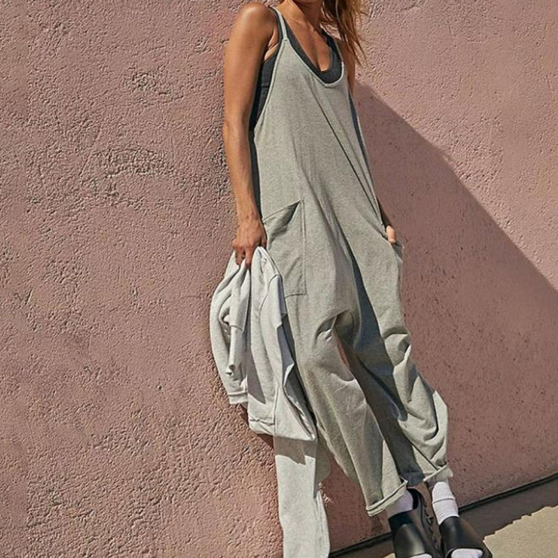 Yolanda® | Solid color jumpsuit for women