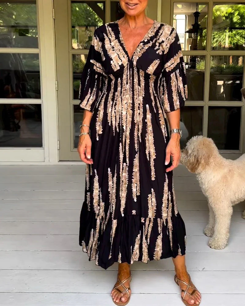 Yolanda® | V-Neck Dress