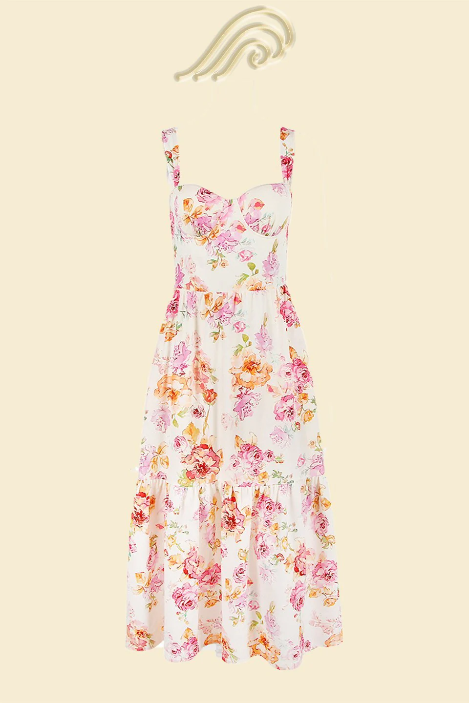 Yvonne® | Flared Midi Dress With Print - Image 10