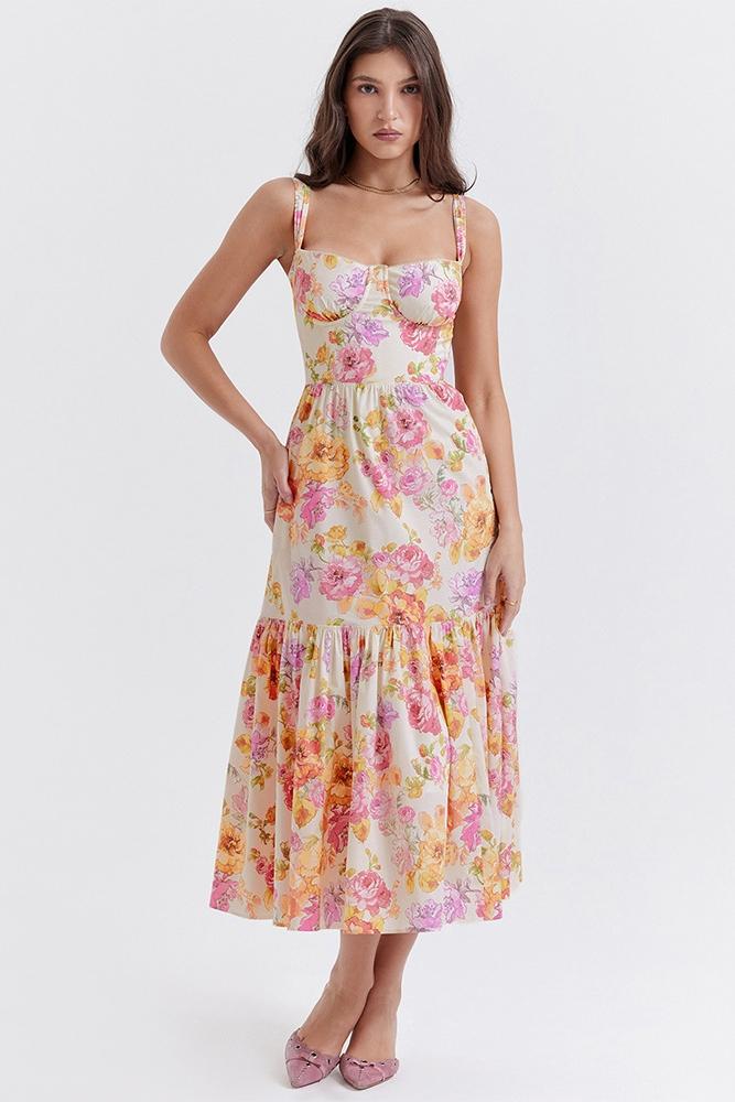 Yvonne® | Flared Midi Dress With Print - Image 5