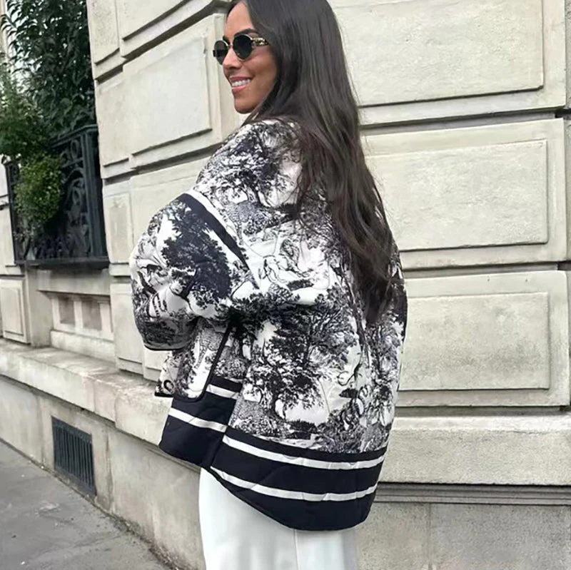 Zahira | Printed quilted jacket - Image 10