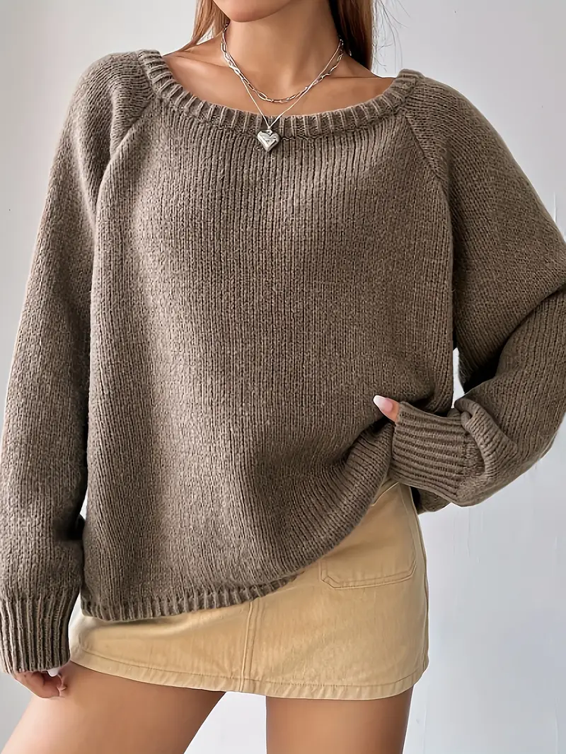 Zaida | Off-the-shoulder knit sweater - Image 2