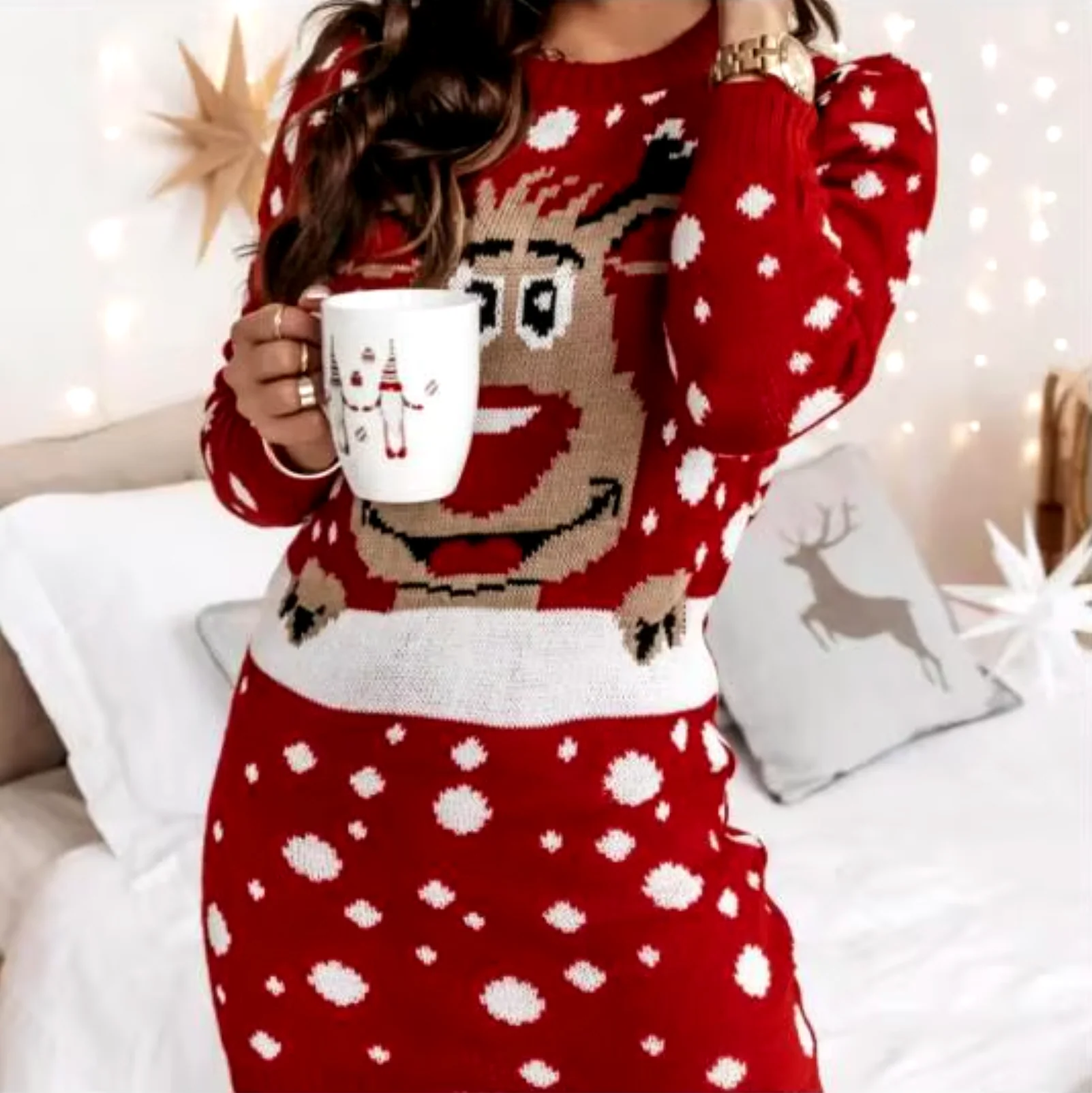Zaida® | Robe de Noël in jersey - Image 5