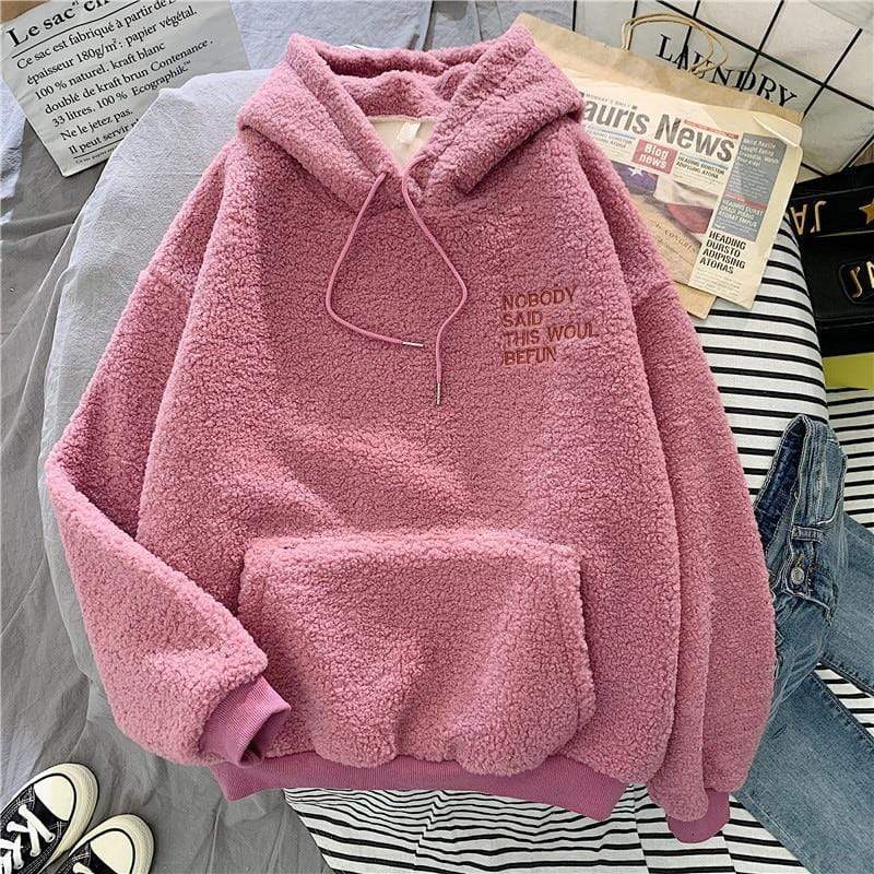 Zaira | Autumn flannel hoodie for women - Image 2