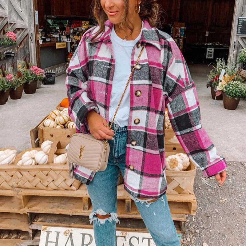Zaira® | Trendy Oversized Flannel Shirt - Image 3