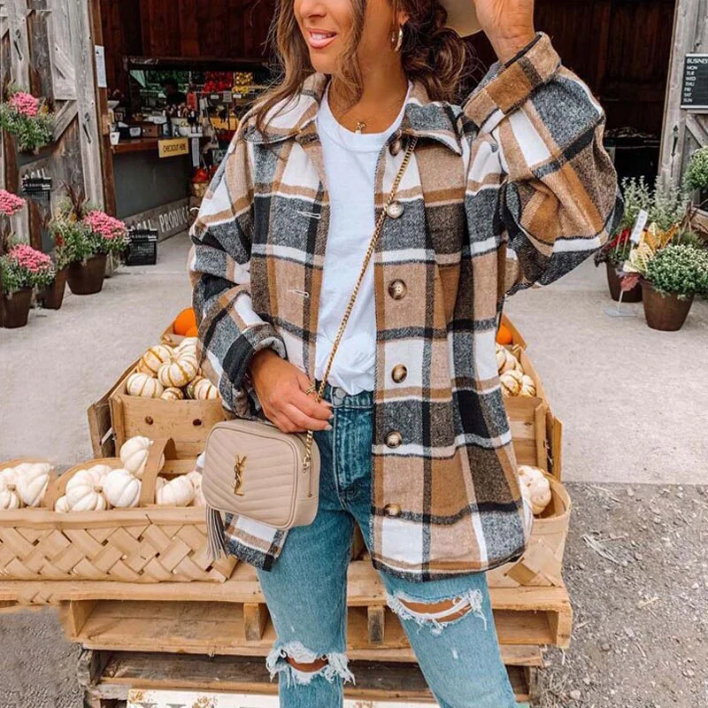 Zaira® | Trendy Oversized Flannel Shirt - Image 4
