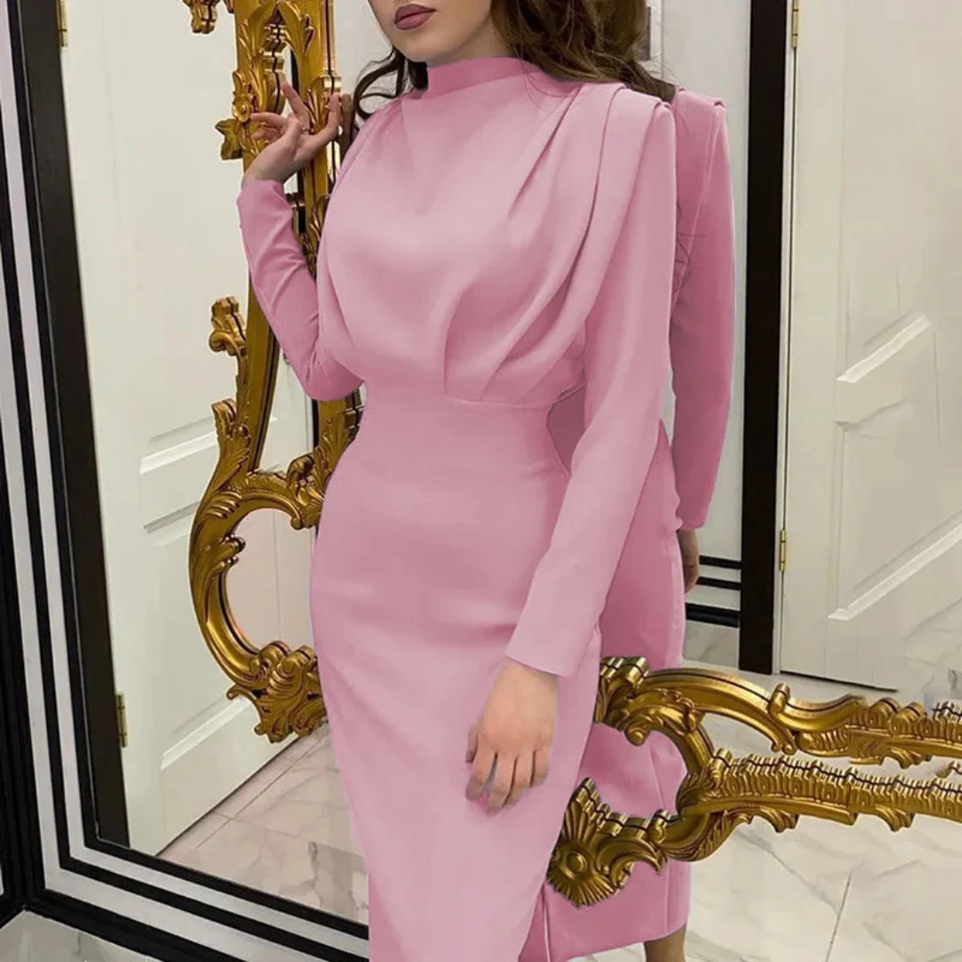 Zelia® | Elegant Long Sleeve Maxi Dress - Image 4