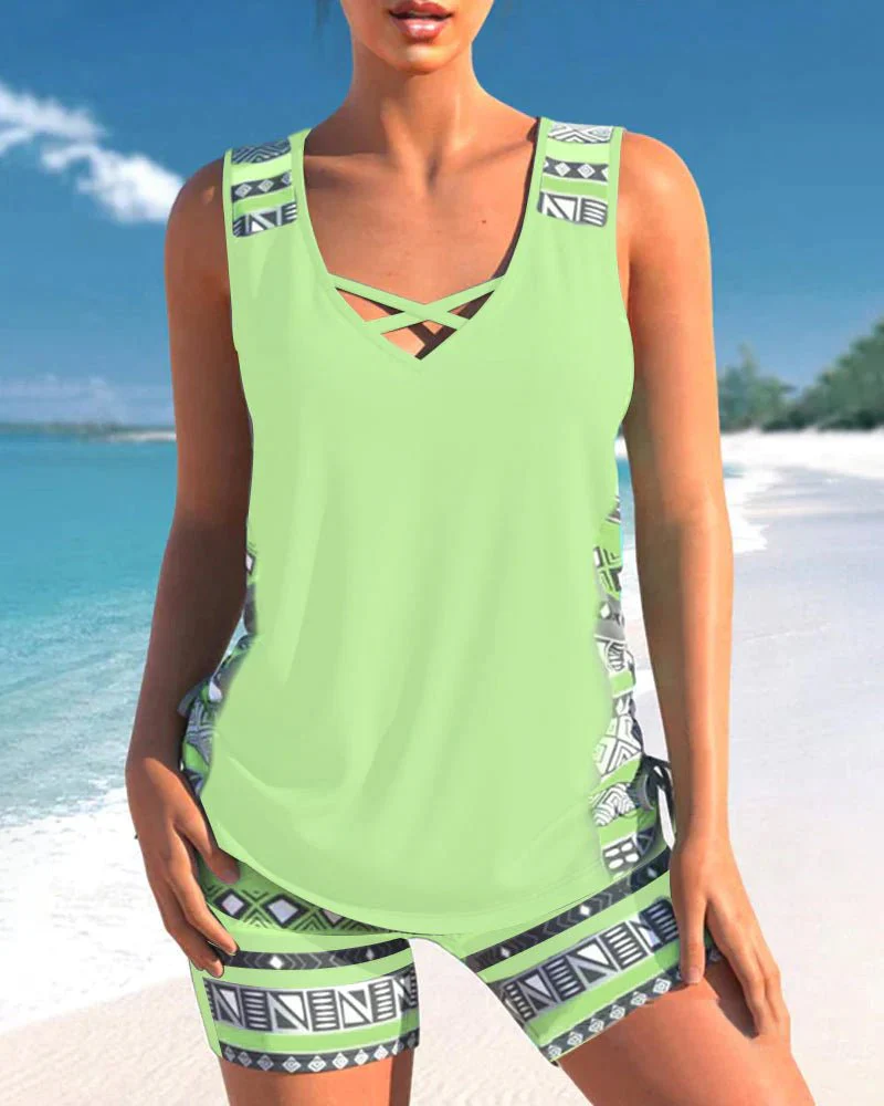 Zelia® | Stylish Swim Tankini - Image 2