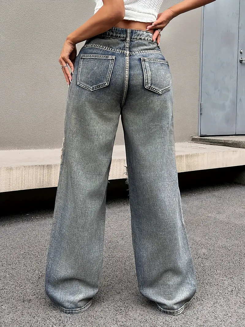 Zelia® | Wide-Leg Denim Pants - Image 6