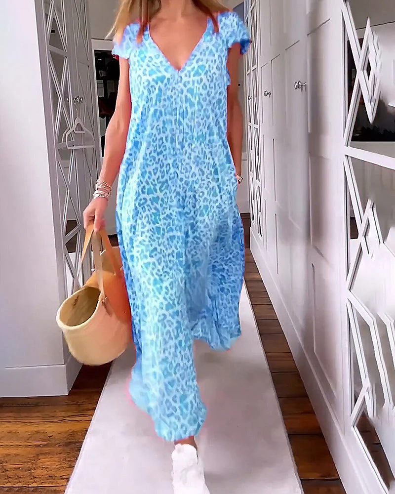 Zenaida® | Dress With V-Neck And Short Sleeves - Image 5