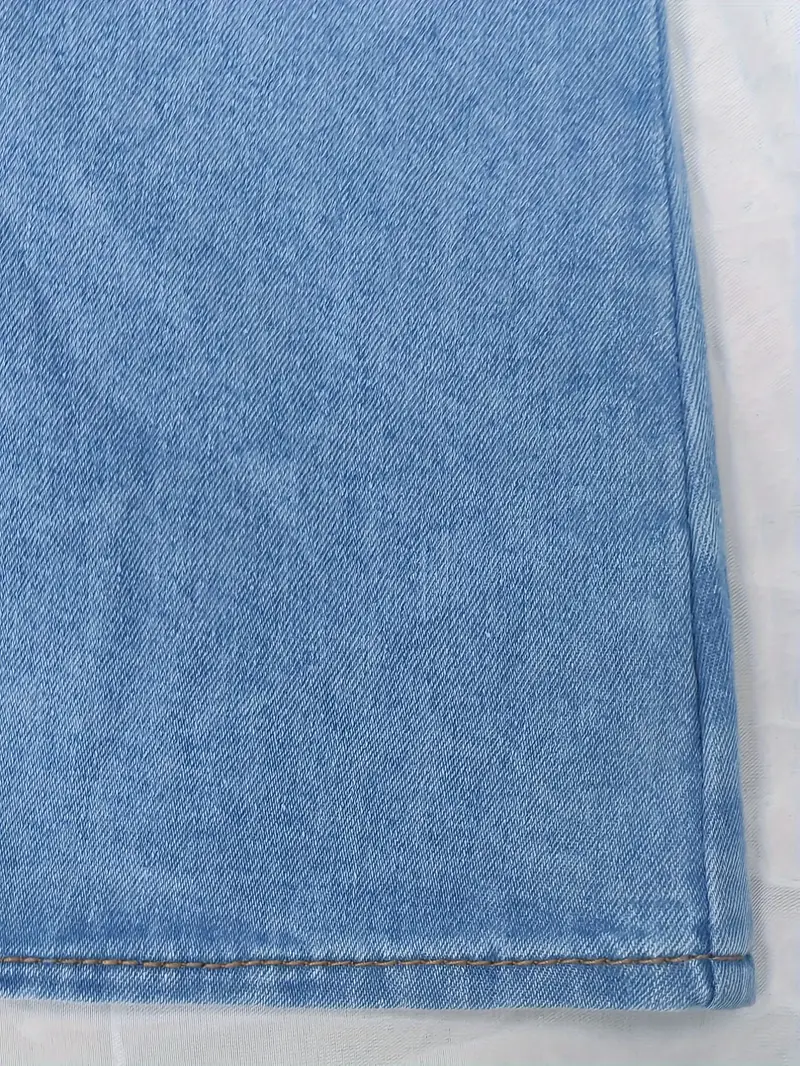 Zita® | Elegant Denim Top With A High Neck - Image 8