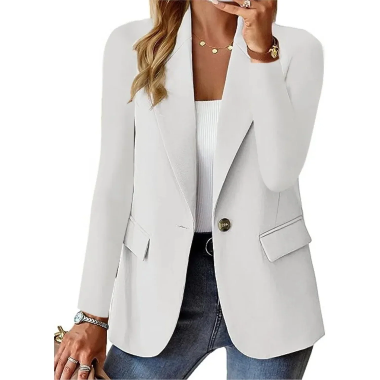 Zoé | Casual women's blazer with long sleeves